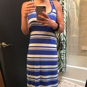 Maxi dress forever 21 - blue striped